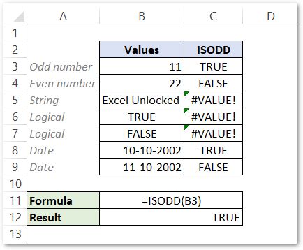 isodd excel|Excel ISODD Function .